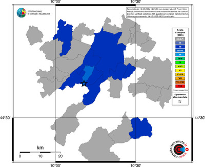 Mappa EMS - territori comuni