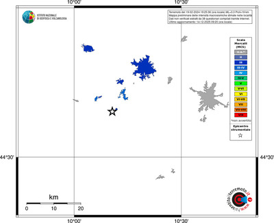 Mappa MCS - territori località