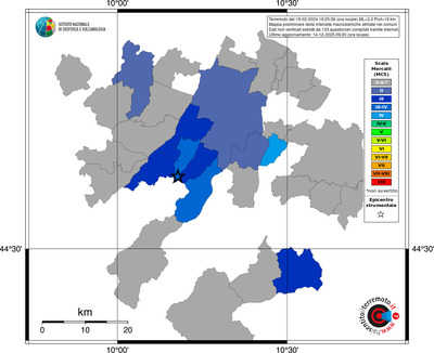 Mappa MCS - territori comuni