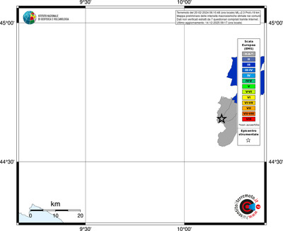 Mappa EMS - territori comuni