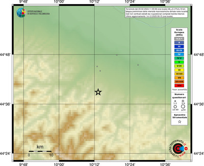 Mappa EMS - località