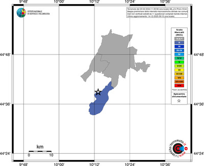 Mappa MCS - territori comuni