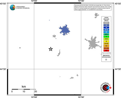 Mappa MCS - territori località