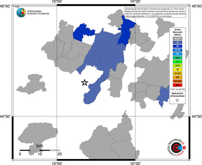Mappa MCS - territori comuni