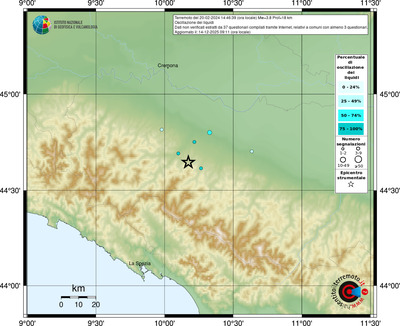 Mappa comuni con almeno 3 questionari