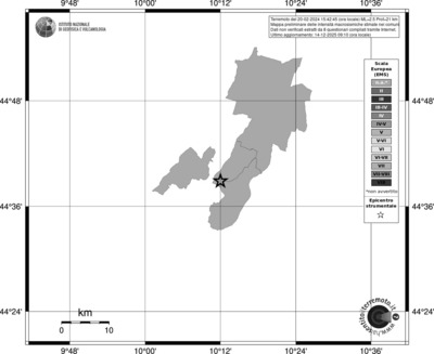 Mappa EMS - territori comuni