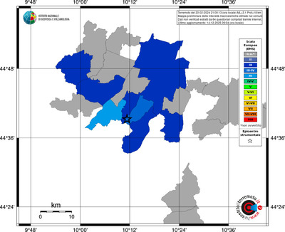 Mappa EMS - territori comuni