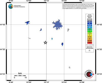Mappa MCS - territori località
