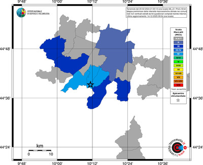 Mappa MCS - territori comuni