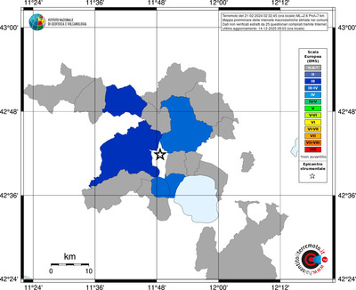 Mappa EMS - territori comuni