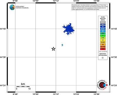 Mappa MCS - territori località