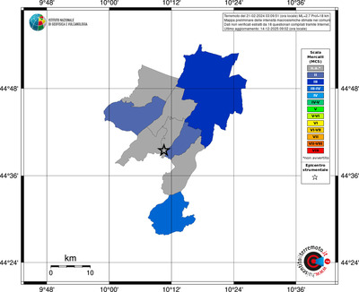 Mappa MCS - territori comuni