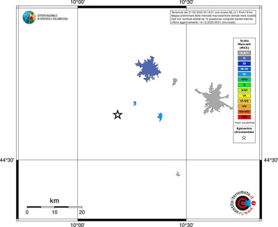 Mappa MCS - territori località