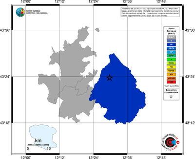Mappa EMS - territori comuni
