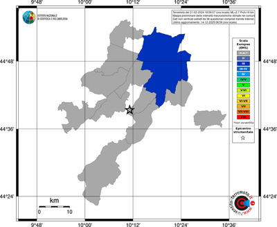 Mappa EMS - territori comuni
