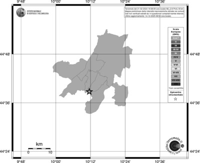 Mappa EMS - territori comuni