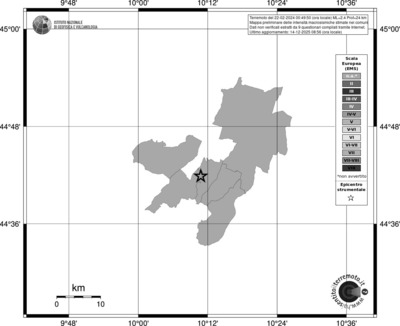 Mappa EMS - territori comuni