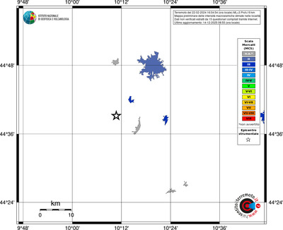 Mappa MCS - territori località