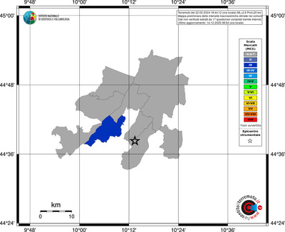 Mappa MCS - territori comuni