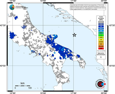 Mappa EMS - territori comuni
