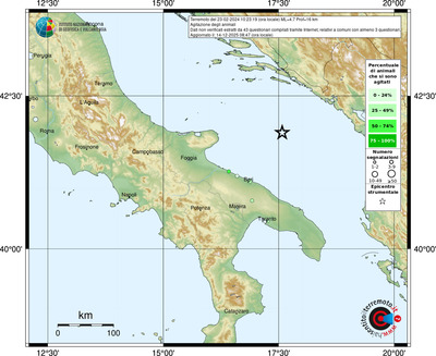 Mappa comuni con almeno 3 questionari