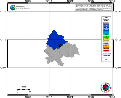 Mappa EMS - territori comuni