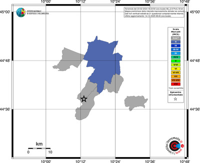 Mappa MCS - territori comuni