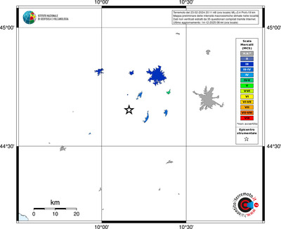 Mappa MCS - territori località