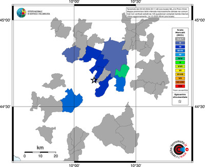 Mappa MCS - territori comuni