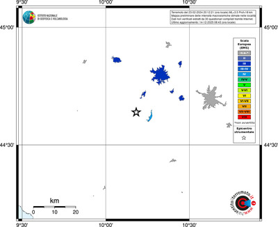 Mappa EMS - territori località