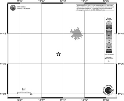Mappa EMS - territori località