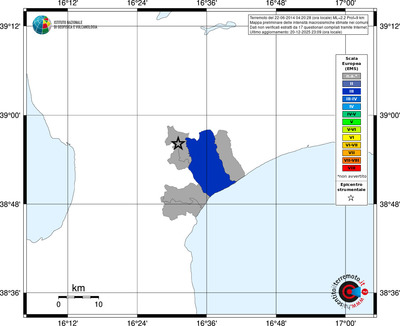 Mappa EMS - territori comuni