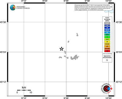 Mappa EMS - territori località