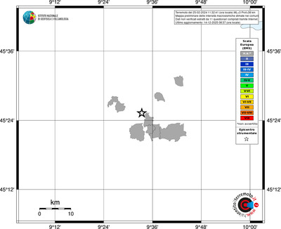 Mappa EMS - territori comuni