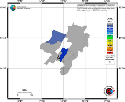 Mappa MCS - territori comuni