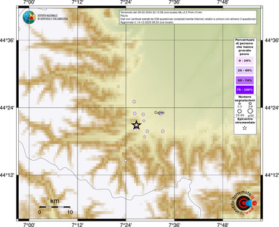 Mappa comuni con almeno 3 questionari