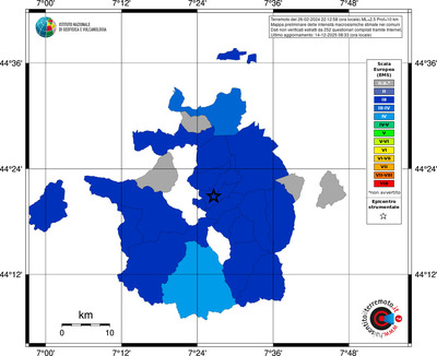 Mappa EMS - territori comuni