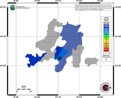 Mappa MCS - territori comuni