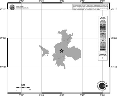 Mappa EMS - territori comuni