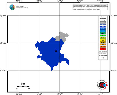 Mappa EMS - territori comuni