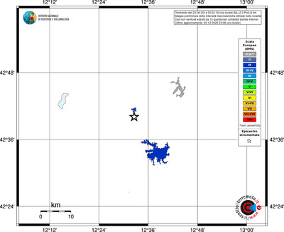Mappa EMS - territori località