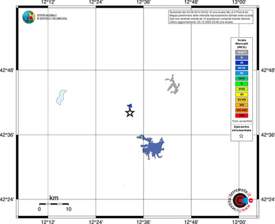 Mappa MCS - territori località