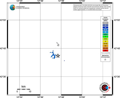 Mappa EMS - territori località