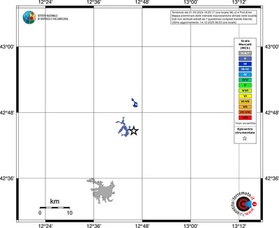 Mappa MCS - territori località
