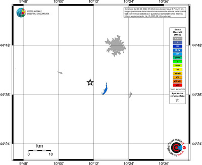 Mappa MCS - territori località