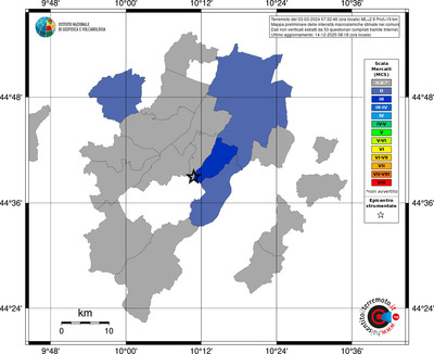 Mappa MCS - territori comuni