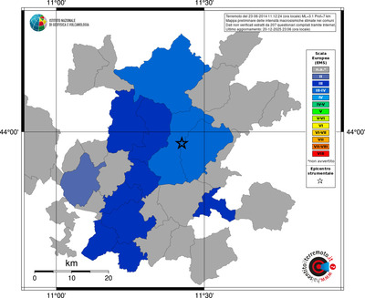 Mappa EMS - territori comuni