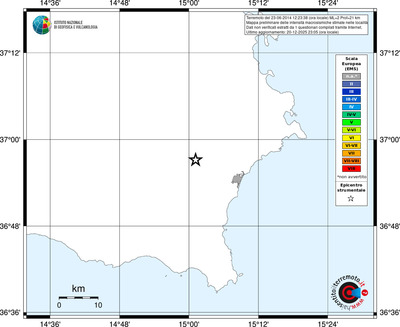 Mappa EMS - territori località