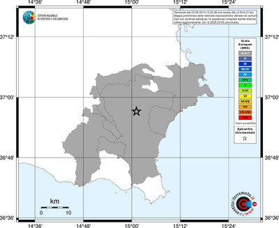 Mappa EMS - territori comuni