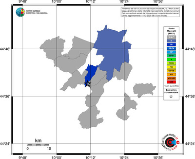 Mappa MCS - territori comuni